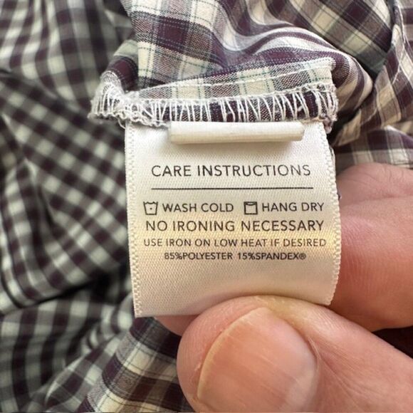 Mizzen+Main Leeward Malloy‎ Long Sleeve Men's Dress Shirt Size XXL-Trim - Picture 9 of 11